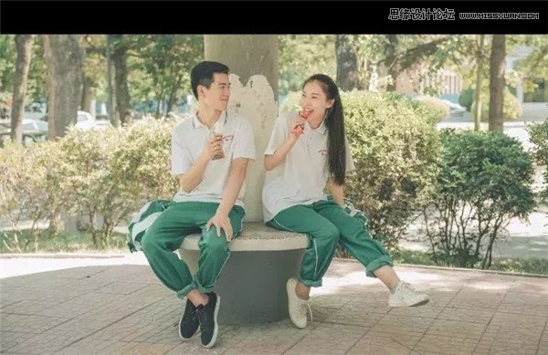 Photoshop调出外景人像复古电影效果,PS教程,PS家园网