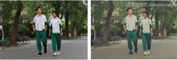 Photoshop调出外景人像复古电影效果,PS教程,PS家园网