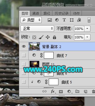 Photoshop给人像照片添加唯美的霞光美景,PS教程,PS家园网