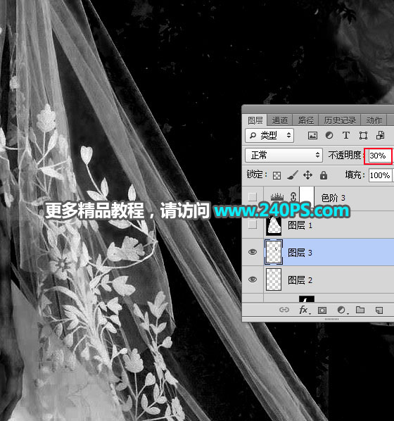 Photoshop完美抠出穿着透明婚纱的新娘,PS教程,PS家园网