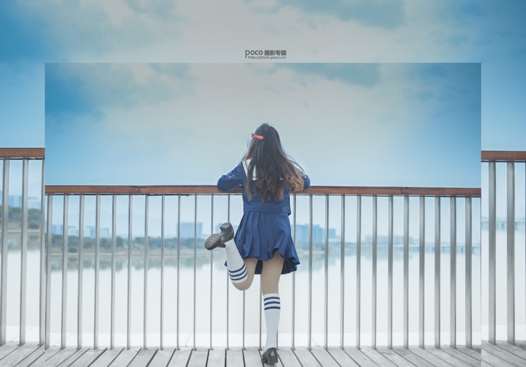 Photoshop调出湖边女孩二次元动漫效果,PS教程,PS家园网