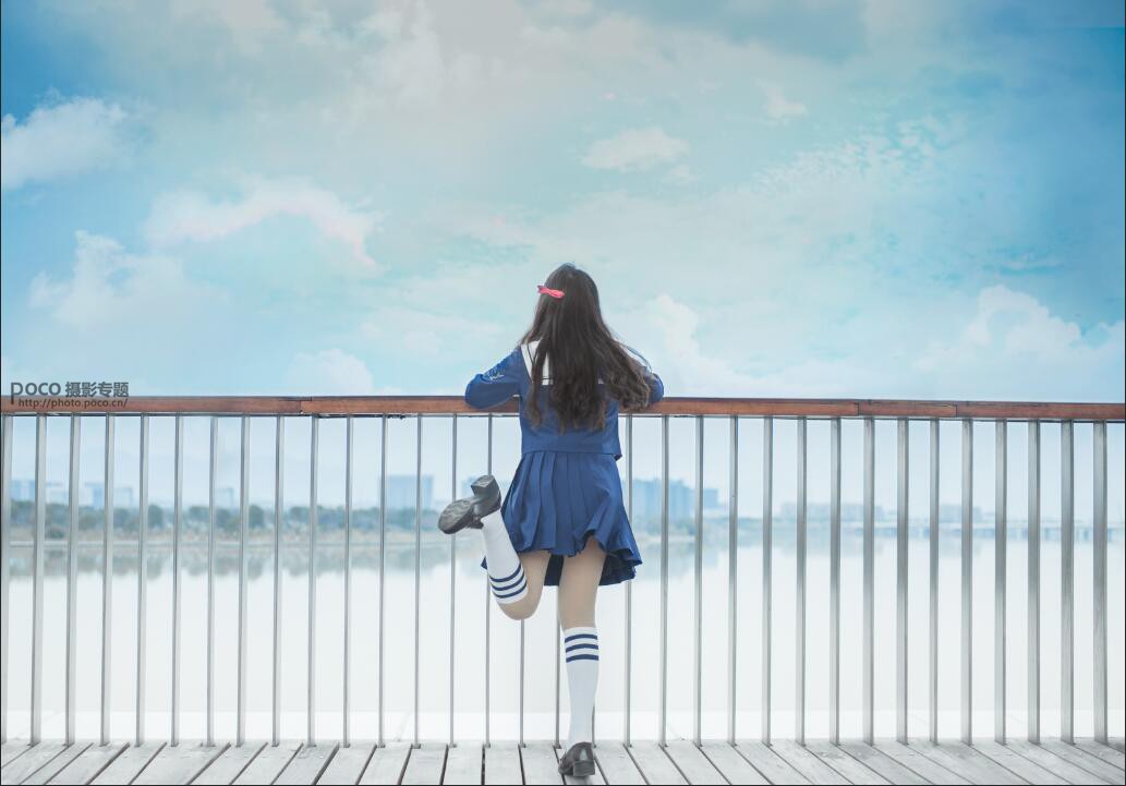 Photoshop调出湖边女孩二次元动漫效果,PS教程,PS家园网