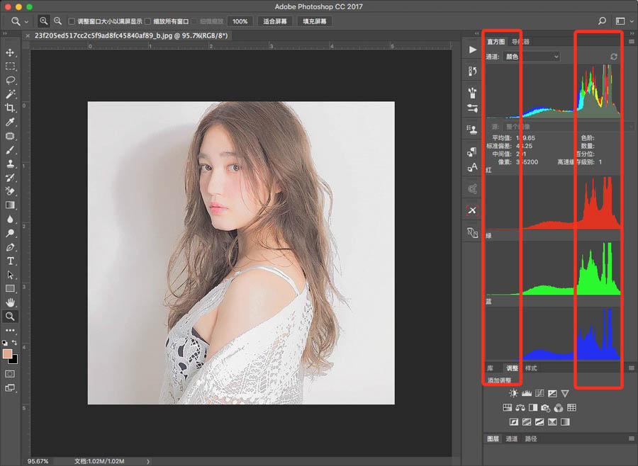 Photoshop调出美女人像日系粉嫩艺术效果,PS教程,PS家园网