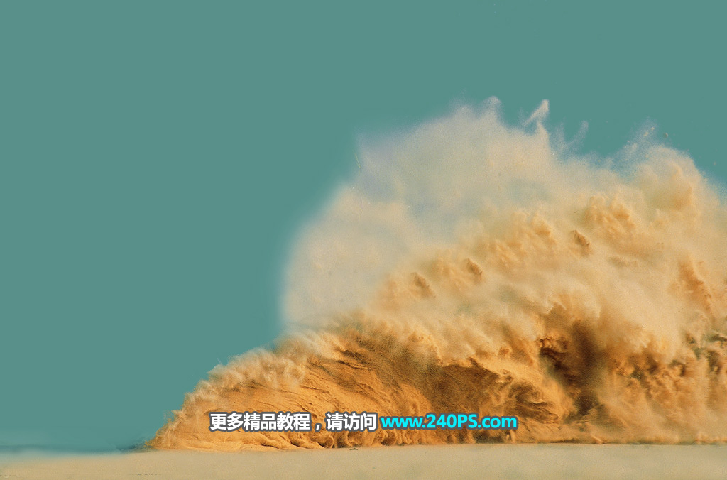 Photoshop如何快速抠出扬起的沙尘,PS教程,PS家园网