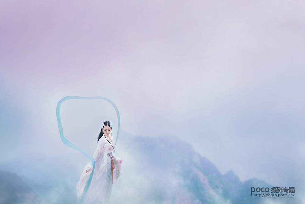Photoshop制作唯美仙境场景的古风人像,PS教程,PS家园网