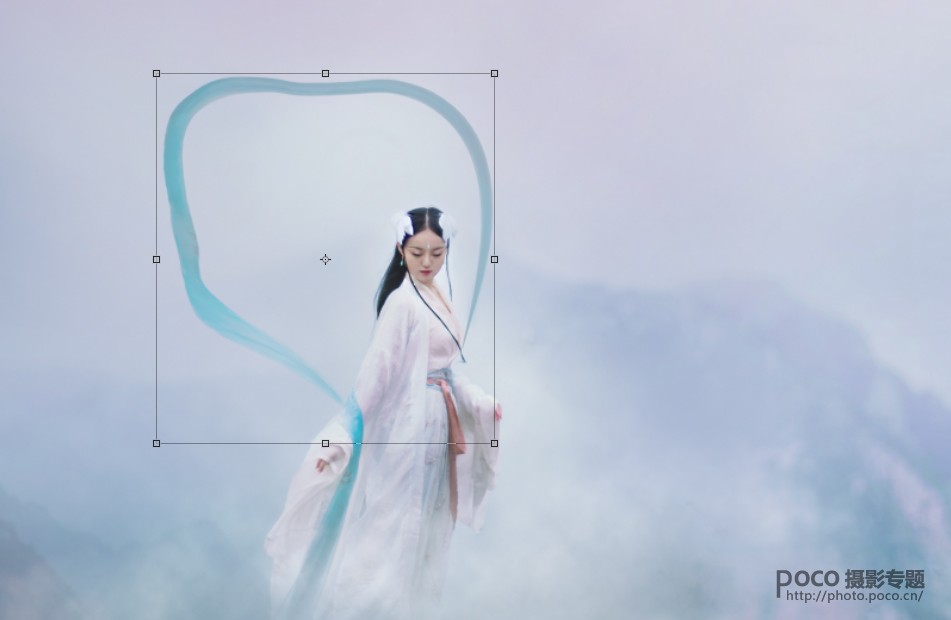 Photoshop制作唯美仙境场景的古风人像,PS教程,PS家园网