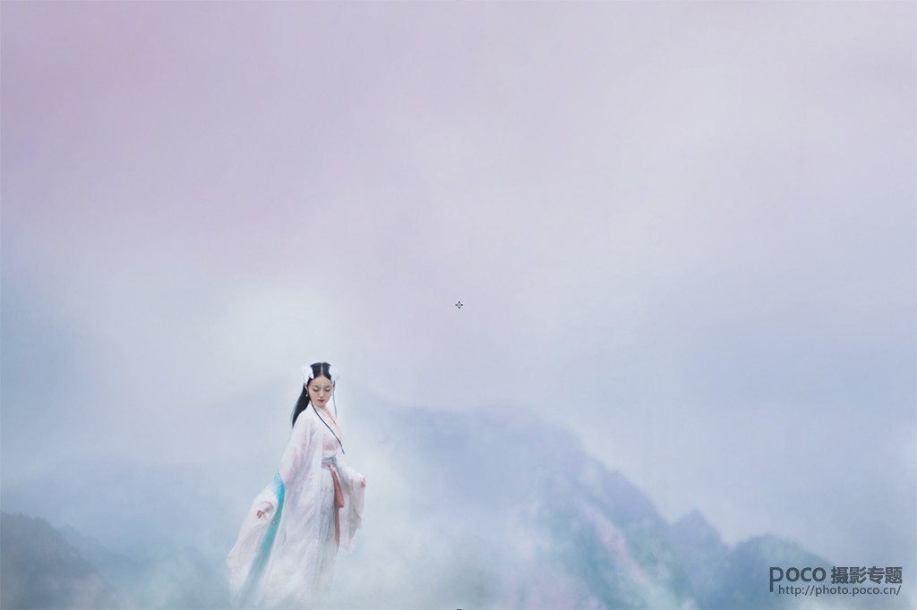 Photoshop制作唯美仙境场景的古风人像,PS教程,PS家园网