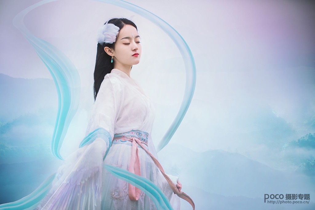 Photoshop制作唯美仙境场景的古风人像,PS教程,PS家园网