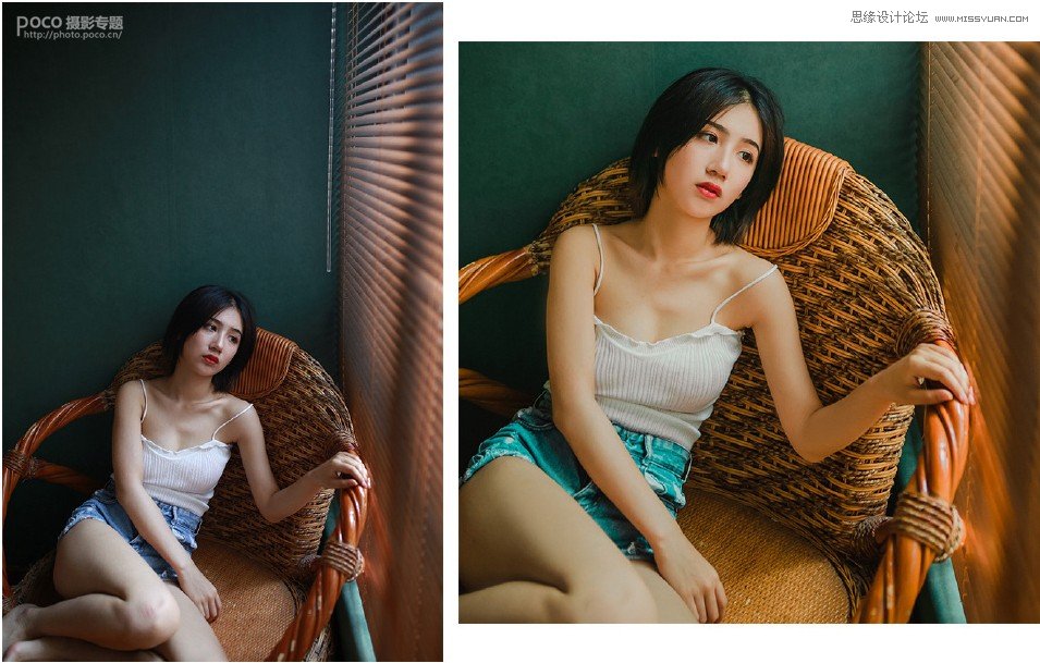 Photoshop调出人像照片复古金黄色效果,PS教程,PS家园网