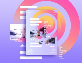 PS设计渐变风格的简约海报教程