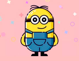 PS绘制MBE风格的小黄人教程