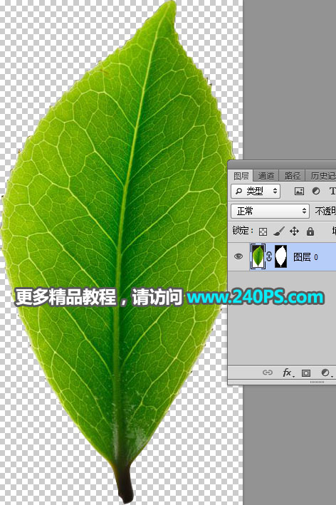 Photoshop合成创意的树叶中的茶山教程,PS教程,PS家园网