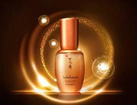 PS制作金色大气的化妆品海报