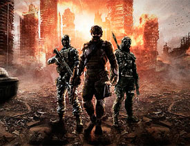 PS制作城市枪战场景海报