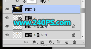 Photoshop给山间村庄外景添加唯美日出景观,PS教程,PS家园网