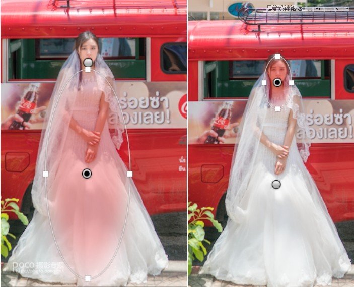 Photoshop调出街头婚纱照片甜美小清新效果,PS教程,PS家园网