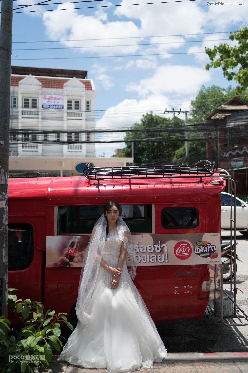 Photoshop调出街头婚纱照片甜美小清新效果,PS教程,PS家园网