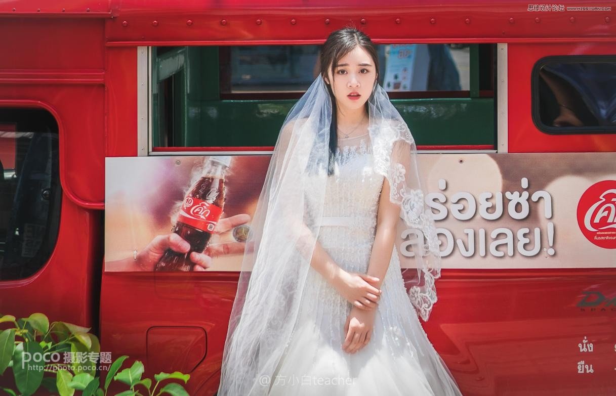 Photoshop调出街头婚纱照片甜美小清新效果,PS教程,PS家园网