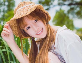 PS调出外景少女甜美小清新效果
