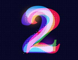 用PS简单方法制作时尚的艺术字教程