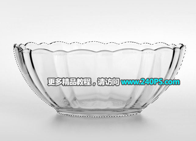 Photoshop巧用通道抠出透明玻璃碗,PS教程,PS家园网