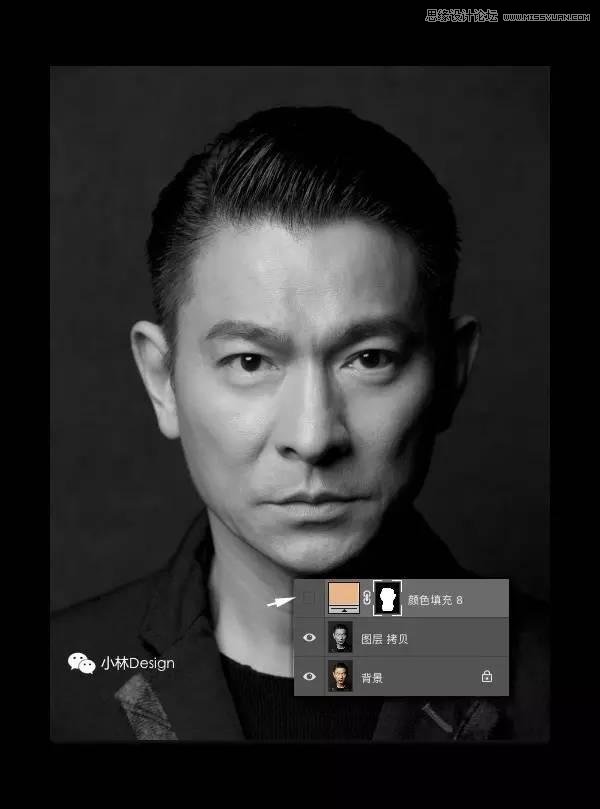 Photoshop快速把刘德华照片变成矢量效果,PS教程,PS家园网