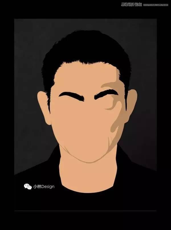 Photoshop快速把刘德华照片变成矢量效果,PS教程,PS家园网