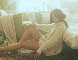 ps调出美女私房照朦胧冷色效果