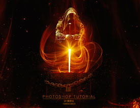 ps设计创意的黑暗之光桌面壁纸