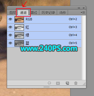 Photoshop巧用通道工具快速抠出豹子图像,PS教程,PS家园网