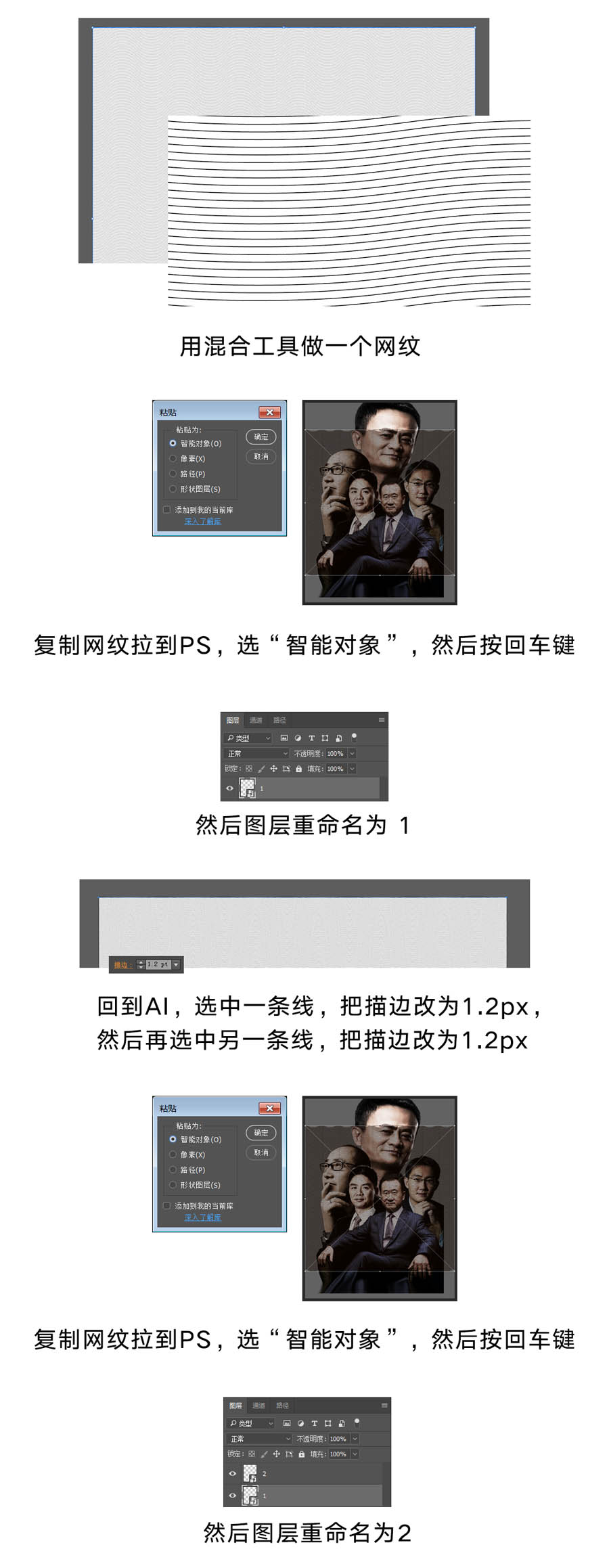 Photoshop合成复古风格的大额集体海报,PS教程,PS家园网
