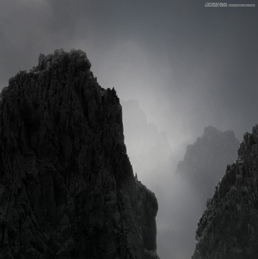 Photoshop制作唯美风格的迷雾风景照片,PS教程,PS家园网