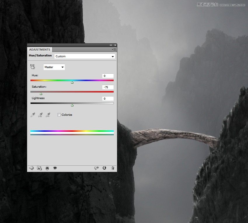 Photoshop制作唯美风格的迷雾风景照片,PS教程,PS家园网