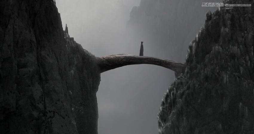 Photoshop制作唯美风格的迷雾风景照片,PS教程,PS家园网