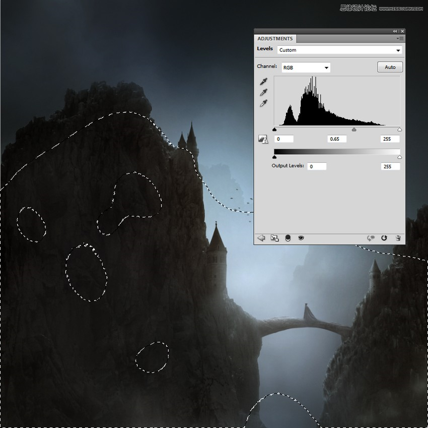 Photoshop制作唯美风格的迷雾风景照片,PS教程,PS家园网