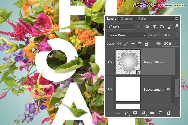 Photoshop制作立体层次感效果的艺术字,PS教程,PS家园网