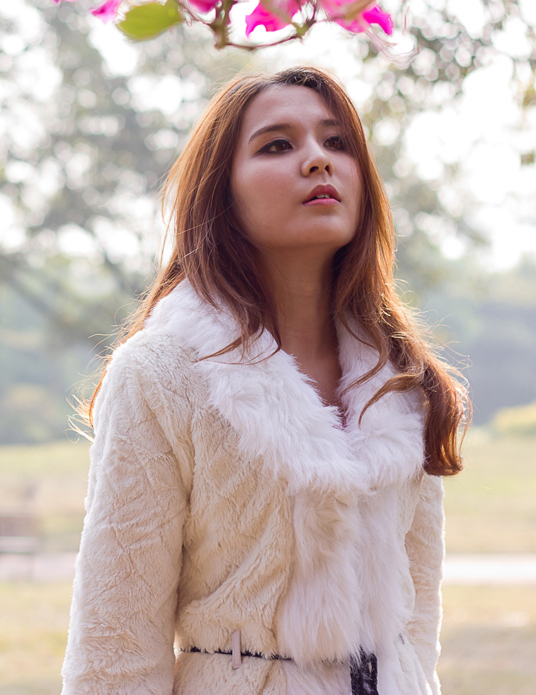 Photoshop抠出冬季光线不均匀的多发丝美女,PS教程,PS家园网