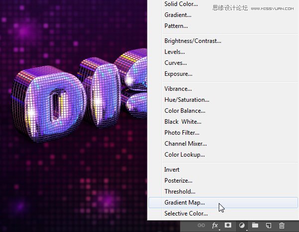 Photoshop巧用3D工具绘制绚丽的立体字,PS教程,PS家园网