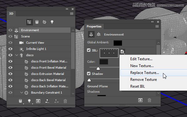Photoshop巧用3D工具绘制绚丽的立体字,PS教程,PS家园网