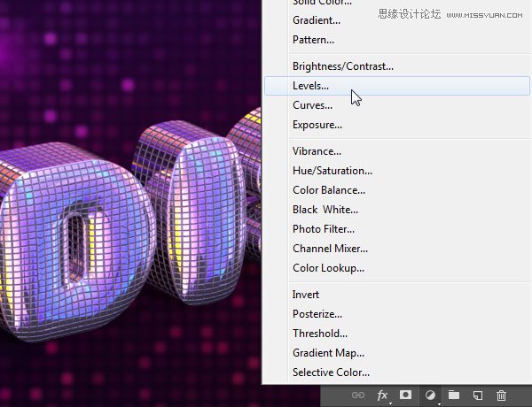 Photoshop巧用3D工具绘制绚丽的立体字,PS教程,PS家园网