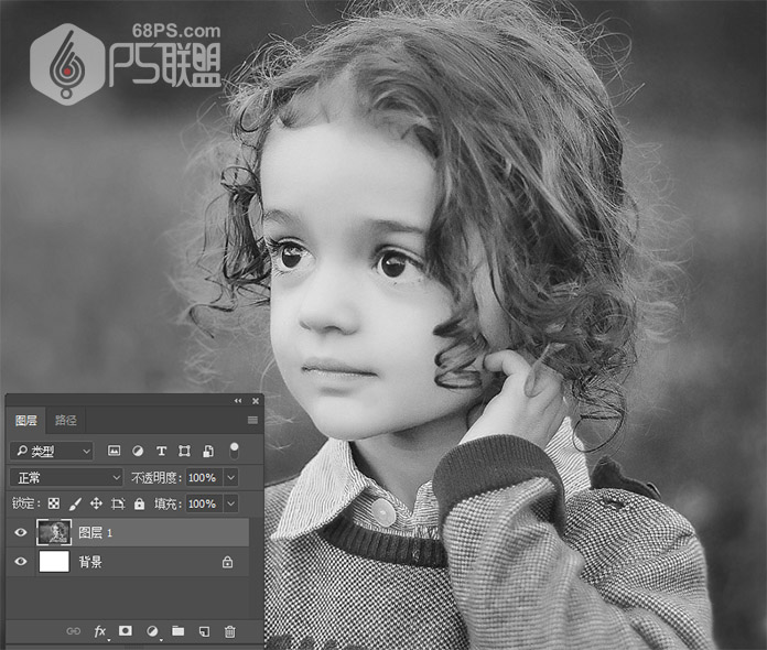 Photoshop快速把儿童照片转成水彩画效果,PS教程,PS家园网