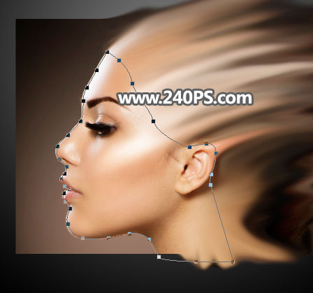 Photoshop合成人物头像被油漆溶解效果,PS教程,PS家园网