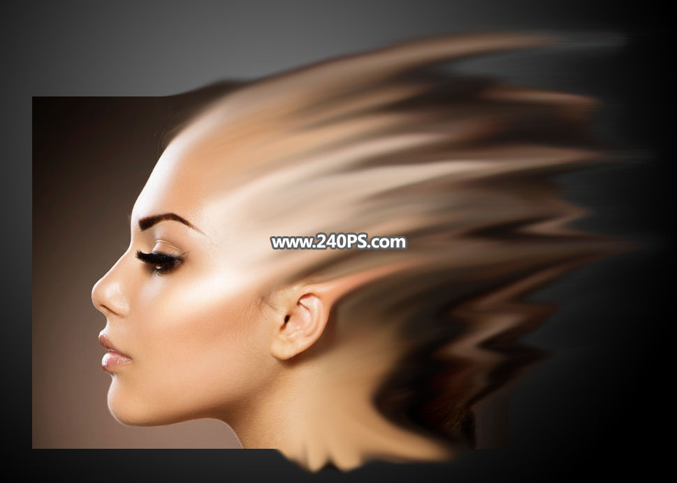 Photoshop合成人物头像被油漆溶解效果,PS教程,PS家园网