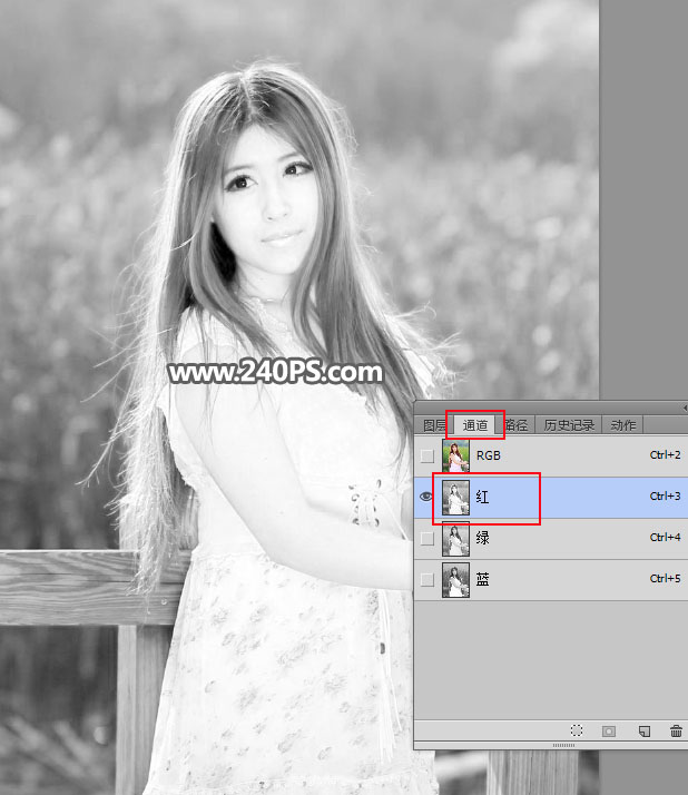 Photoshop抠出外景多细发丝的美女人像,PS教程,PS家园网