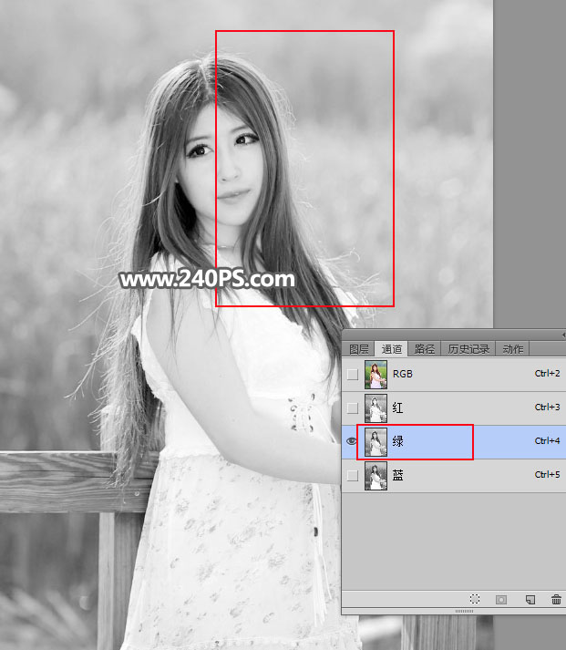 Photoshop抠出外景多细发丝的美女人像,PS教程,PS家园网