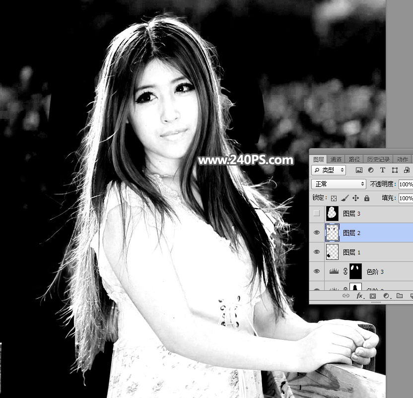 Photoshop抠出外景多细发丝的美女人像,PS教程,PS家园网
