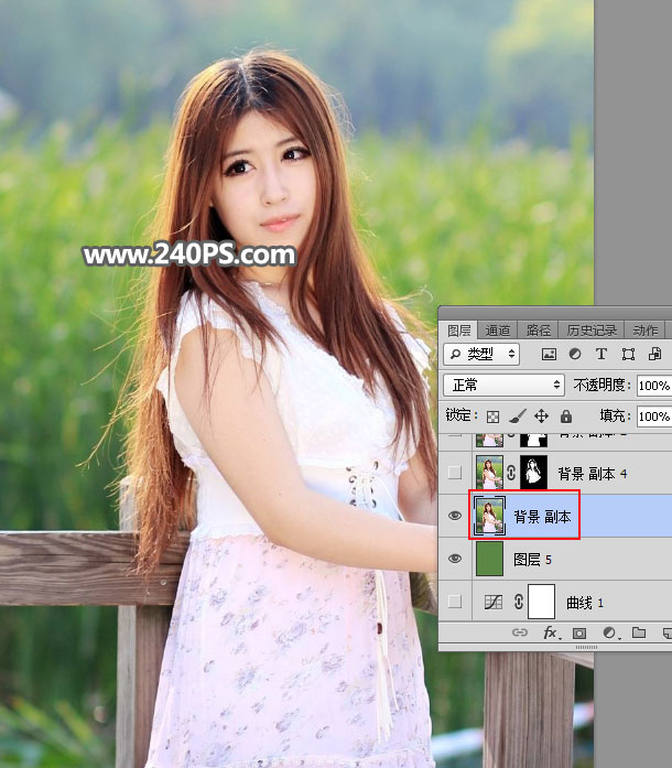 Photoshop抠出外景多细发丝的美女人像,PS教程,PS家园网