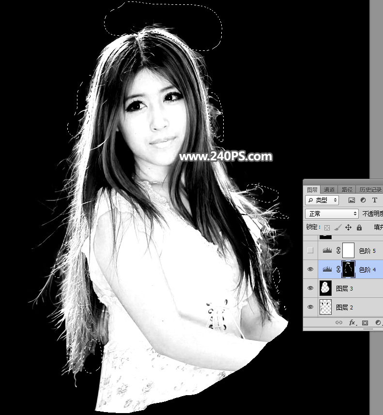Photoshop抠出外景多细发丝的美女人像,PS教程,PS家园网