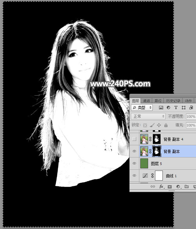 Photoshop抠出外景多细发丝的美女人像,PS教程,PS家园网