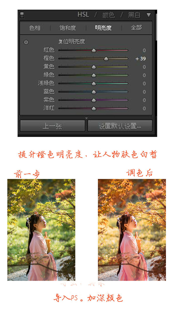 Photoshop详解秋季外景人像后期修图过程,PS教程,PS家园网